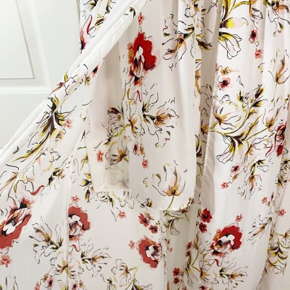 RoseGal - White Floral Romper with Skirt - Picture 7 of 14